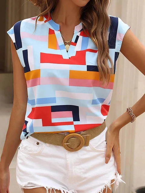 Women-s-Blouse-Casual-Short-Sleevee-Shirt-Simple-V-Neck-Tops-Elegant-Shirts-And-Blouses-Deals.jpg_640x640-2